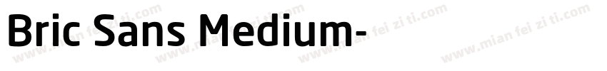 Bric Sans Medium字体转换